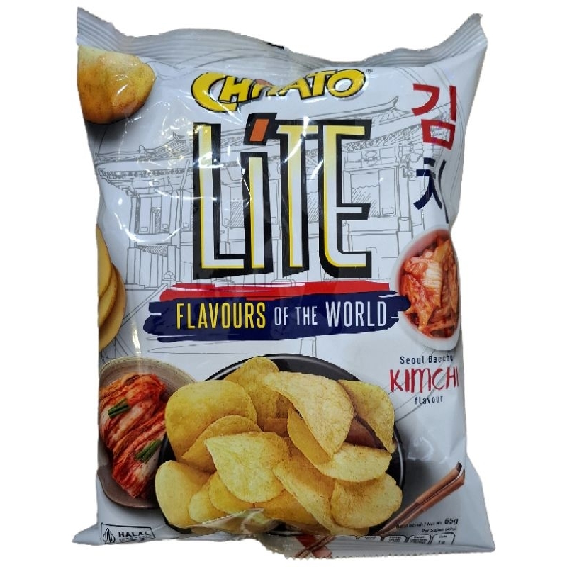 

Chitato Keripik Seoul Baechu Kimchi Kentang Snack 68 g