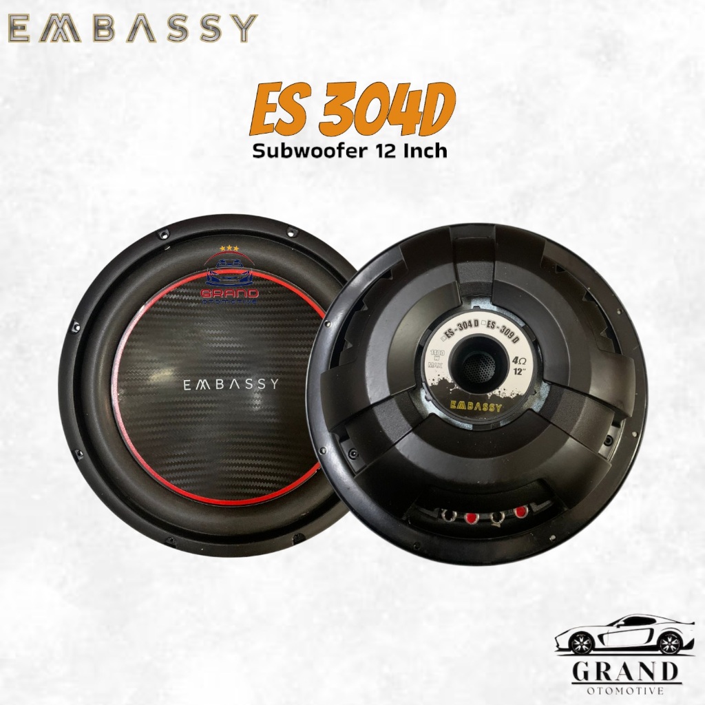 SUBWOOFER EMBASSY ES-304 12INCH