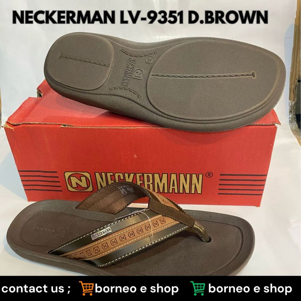 [BISA COD[Sandal Jepit Pria NECKERMANN lv-9351 Asli 100% Original / Sendal Fashion Cowok Premium ivo