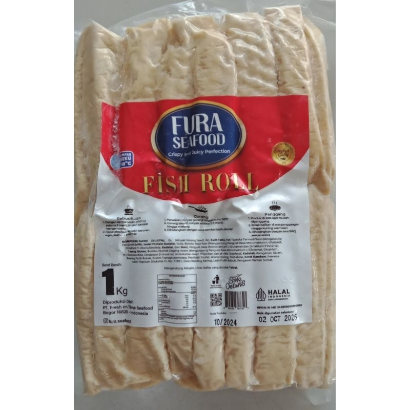 

(DIJAMIN ENAK !!!) FURA FISH ROLL 1KG 40s