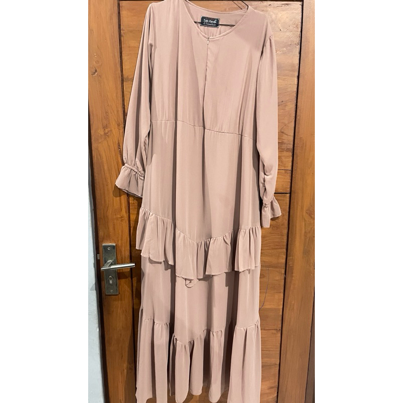 preloved gamis set khimar