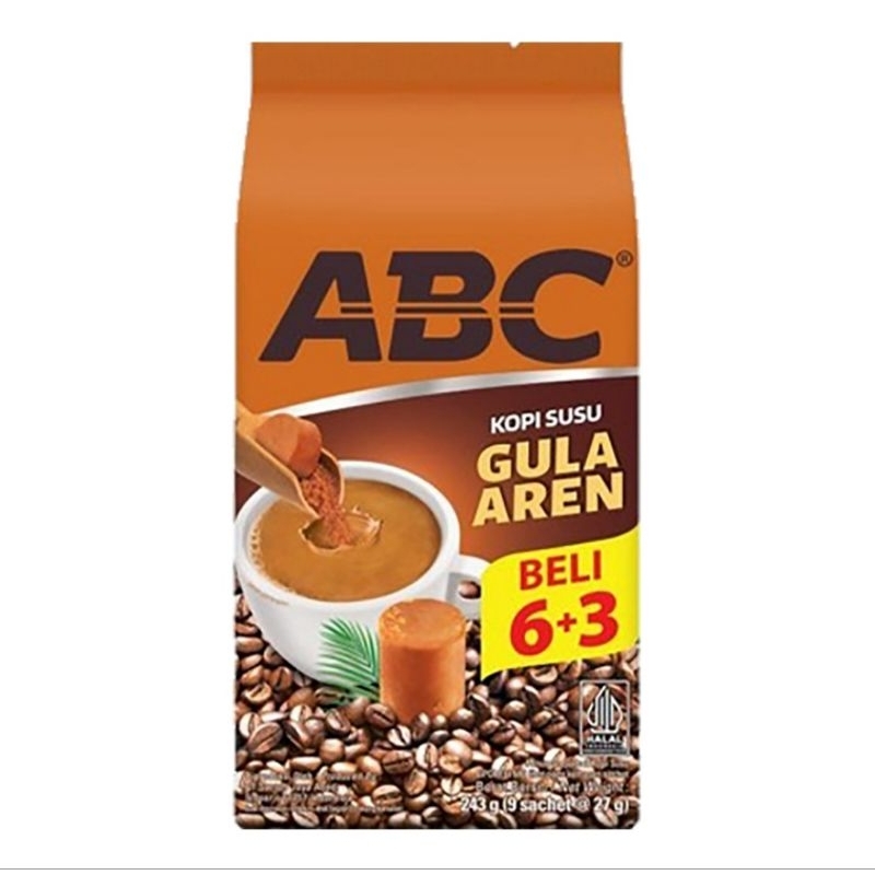 

ABC Kopi Susu Gula Aren 9 x 27 g