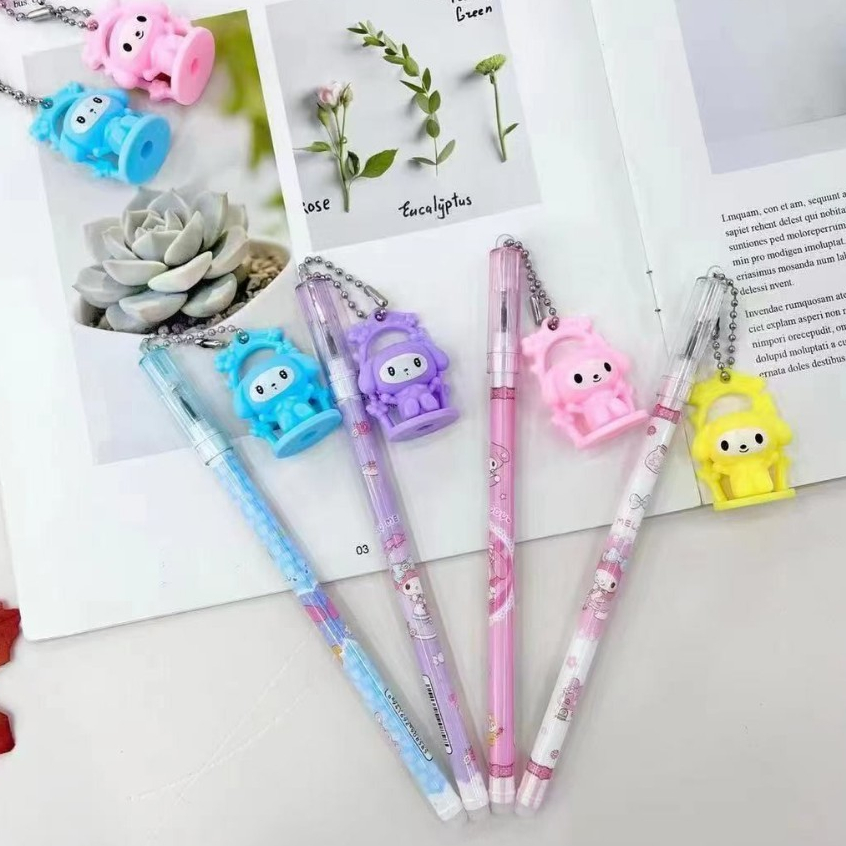 

RB (12pc) PENA BALLPEN PEN GEL motif gantung AYUNAN KUROMI
