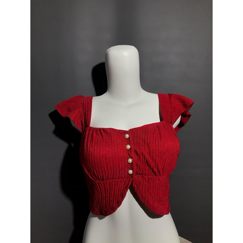 Crop Top wanita Import Bkk