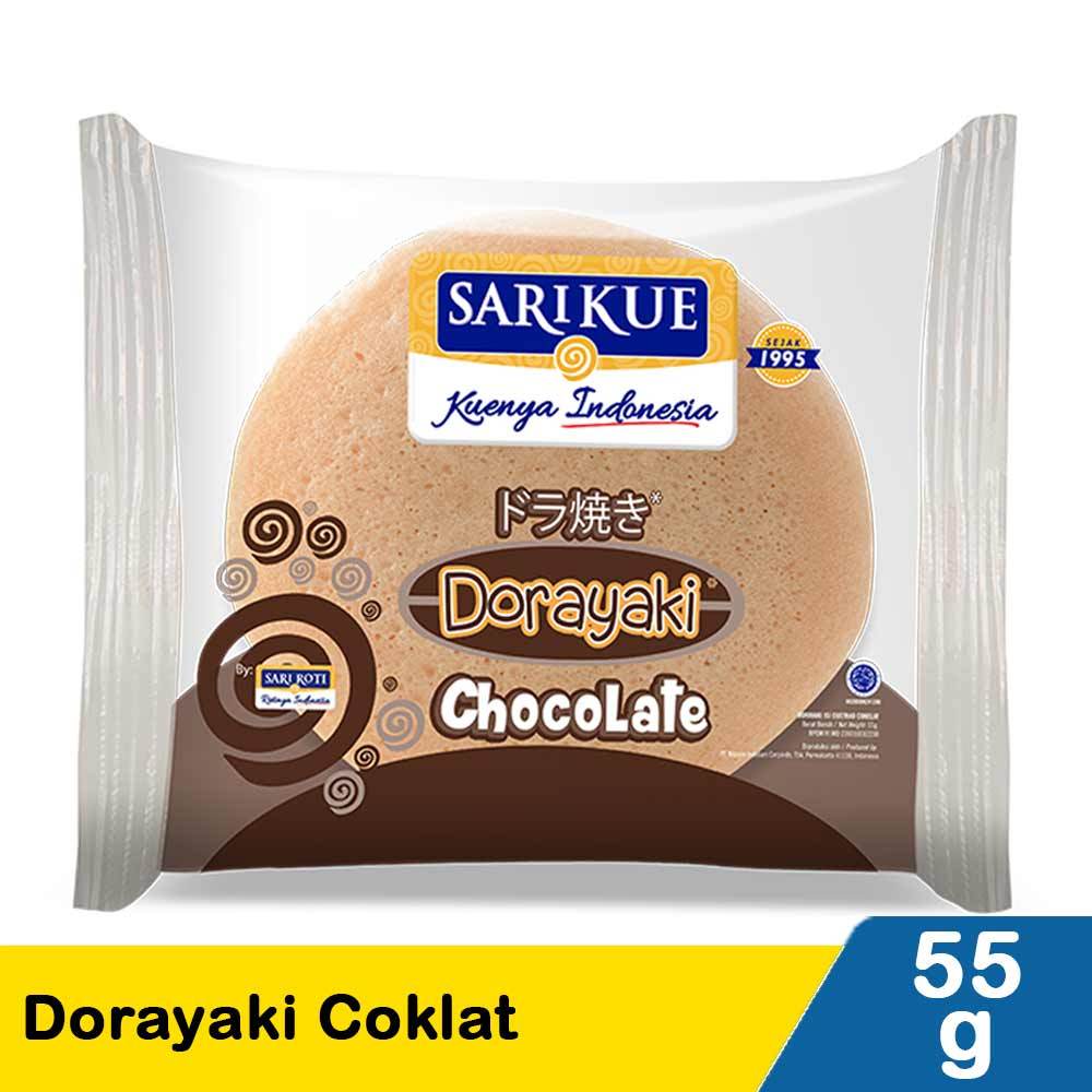 

Sari Roti Dorayaki Coklat 55g – Lembut, Manis, & Cokelatnya Melimpah!