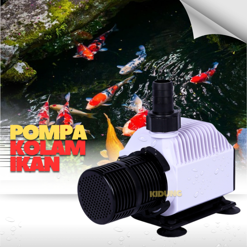 Water Pump Power Head Pompa Filter Celup Penyedot Aquarium Hidroponik Low Watt 107A 5000 Liter Per J