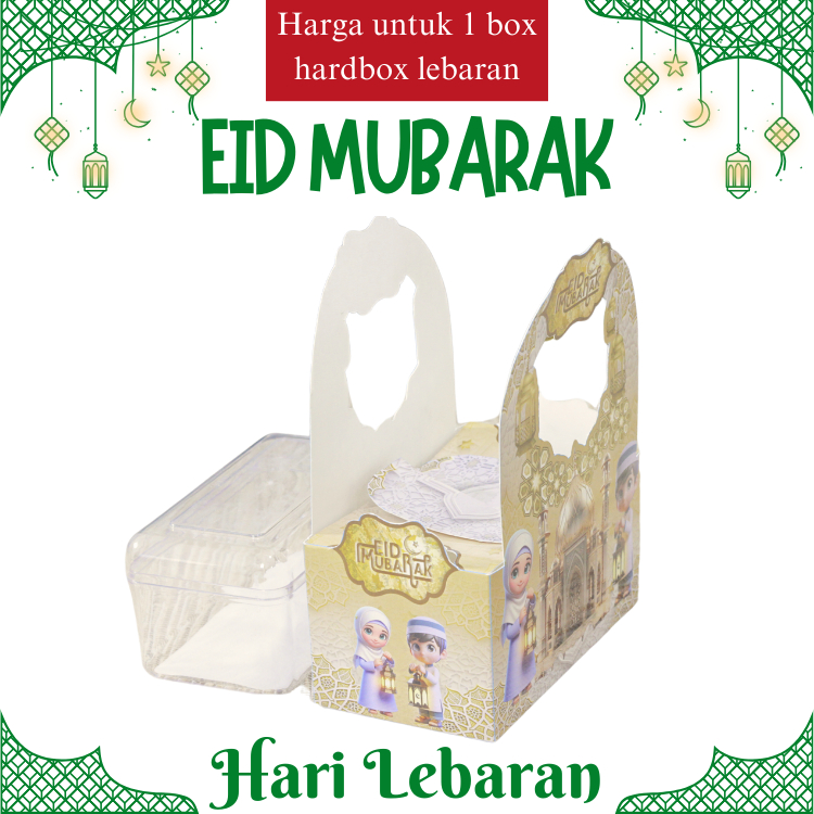 

Box Isi 1 Toples Persegi Panjang 350gr Lebaran, Kotak Kemasan Hampers Lebaran, Dus Idul Fitri