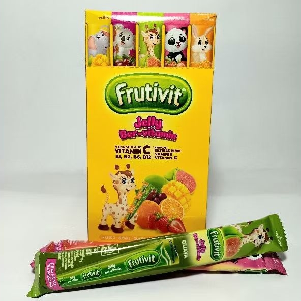 

FRUTIVIT JELLY BERVITAMIN 1 PAK ISI 20PCS