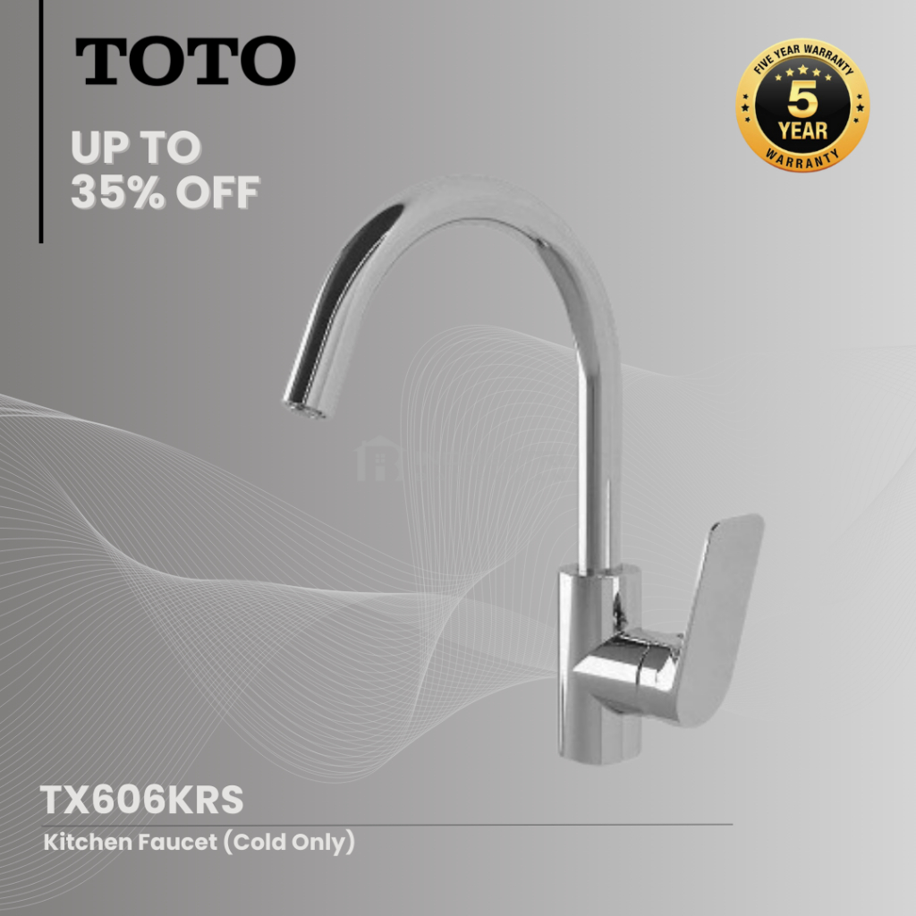 Kran Sink TOTO TX606KRS / Kran Cuci Piring TOTO TX 606 KRS (Cold Only)