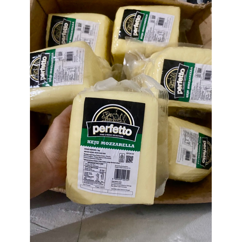 

Keju mozarella perfecto 1kg / Mozarella perfecto/ Keju mozarella 1kg