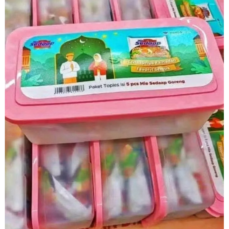 

MIE SEDAAP GORENG ISI 5 FREE COUNTAINER BOX 1 DUS