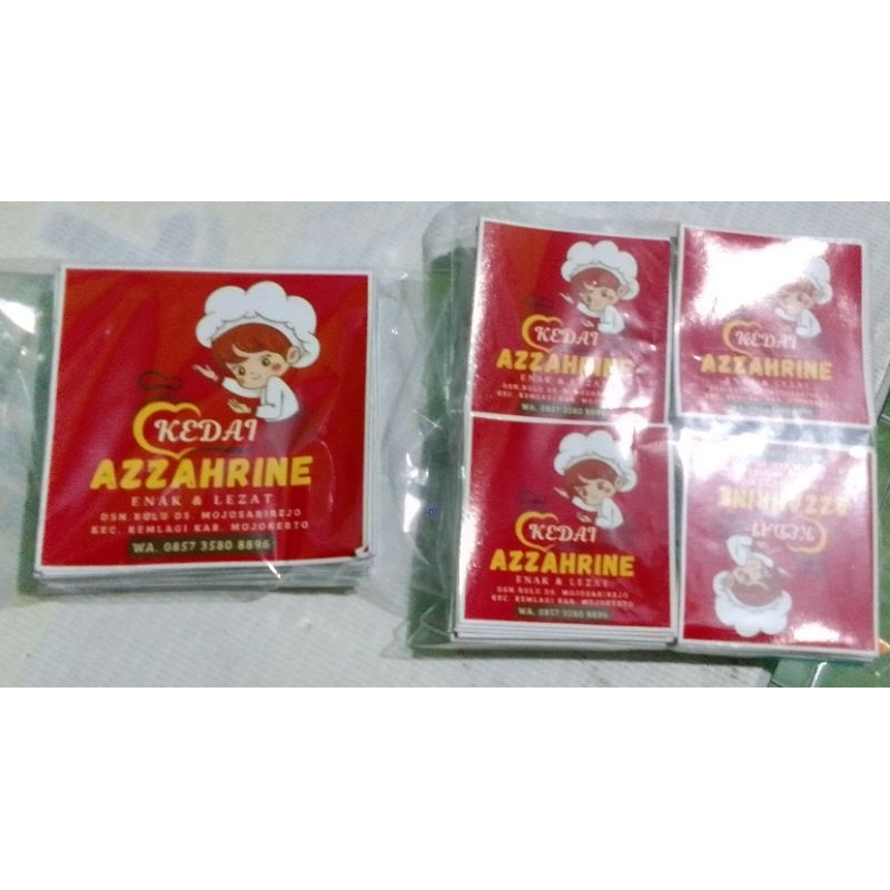 

Stiker Glossy A3+ bahan tebal 140gsm