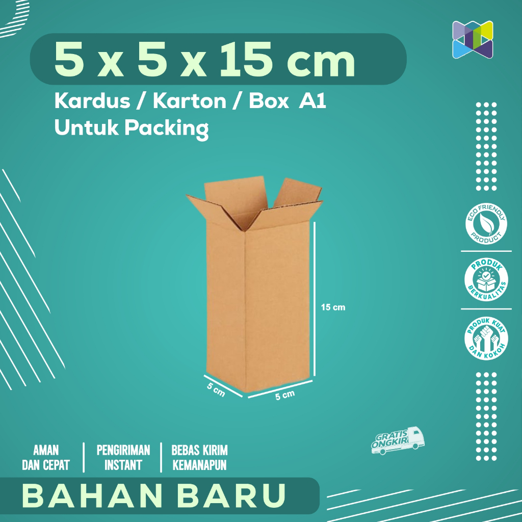 

Box Packing 5x5x15 / Kardus Packing / Karton Packing