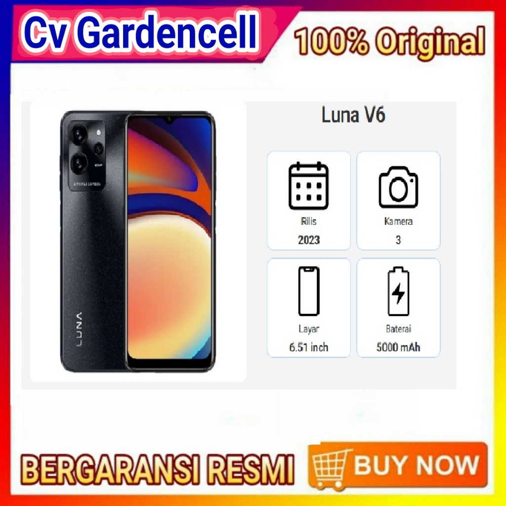 Luna V6 Ram 6/128Gb Garansi Resmi
