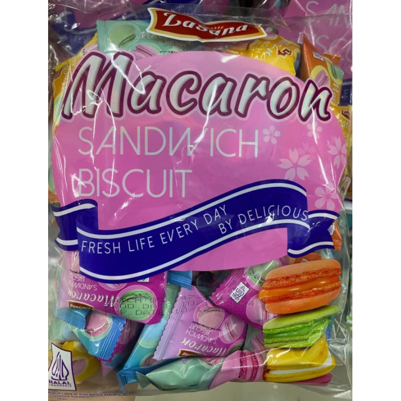 

Lasana Cookies milk / Macaron sandiwch biskuit