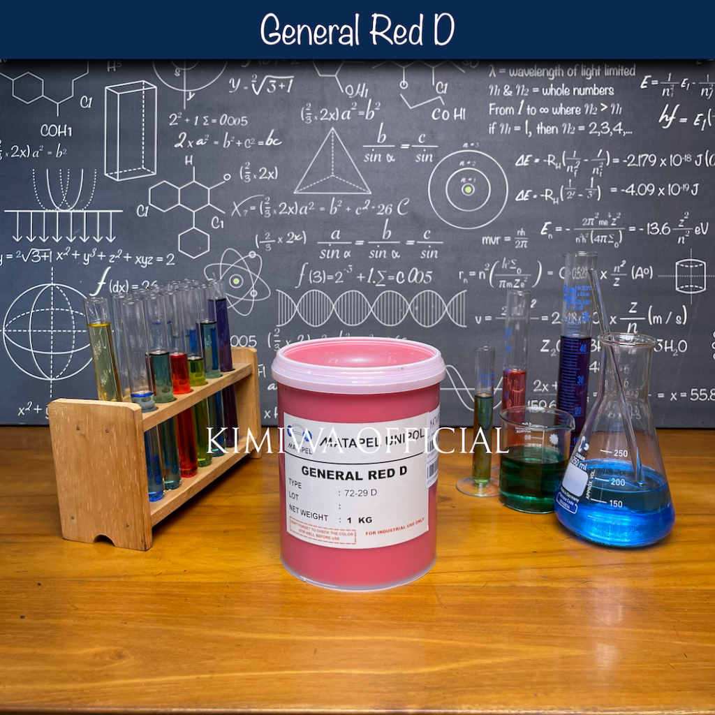 Pigment General Red D Matapel / Pigmen Resin Matapel / Cat Pasta - 1 Kg (ORIGINAL)