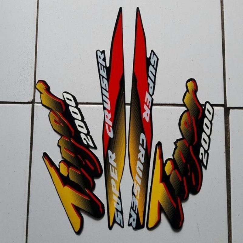 Striping tiger 2000 hitam silver