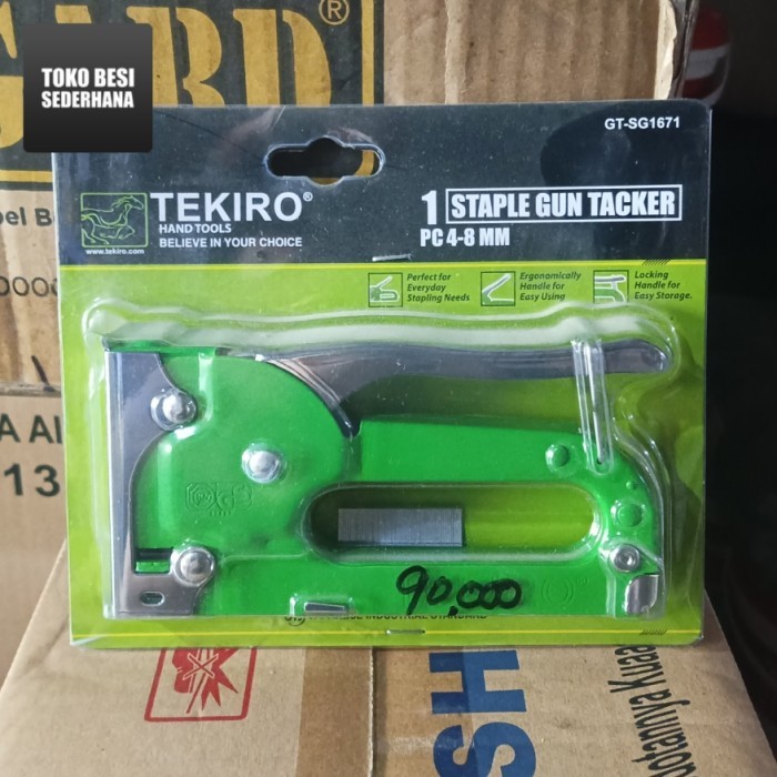 

Stepler Tembak / Staple Gun Tacker GT-SG1671 TEKIRO (4-8 mm)