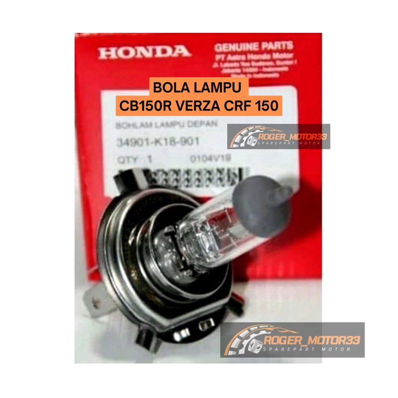 BOLA LAMPU BOHLAM REFLEKTOR DEPAN CB150R CB 150 R VERZA MEGAPRO MONO CRF 150 ORIGINAL