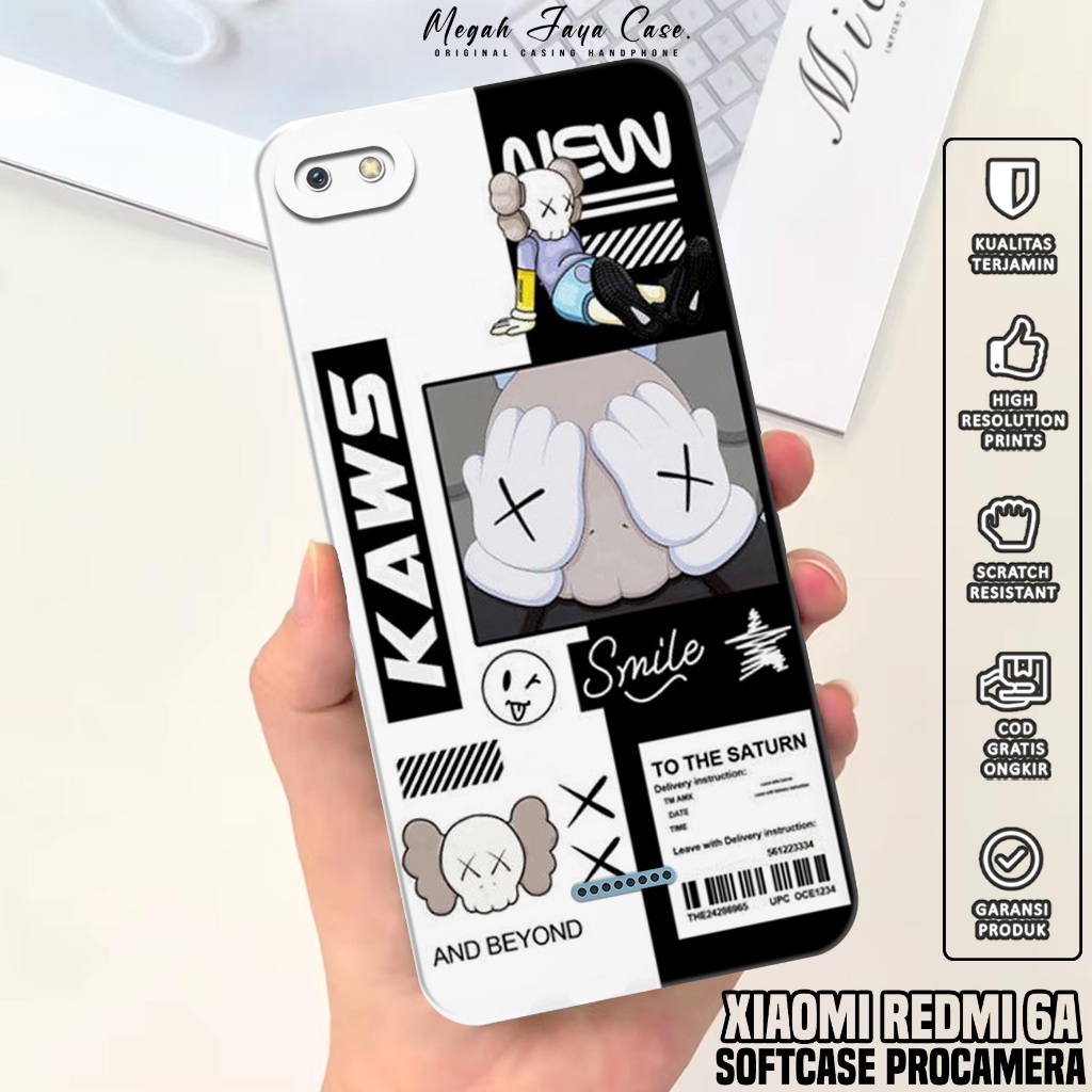 Case Hp Xiaomi Redmi 6A - Softcase Xiaomi Xiaomi Redmi 6A Motif AES - Casing Hp Xiaomi Redmi 6A - Si