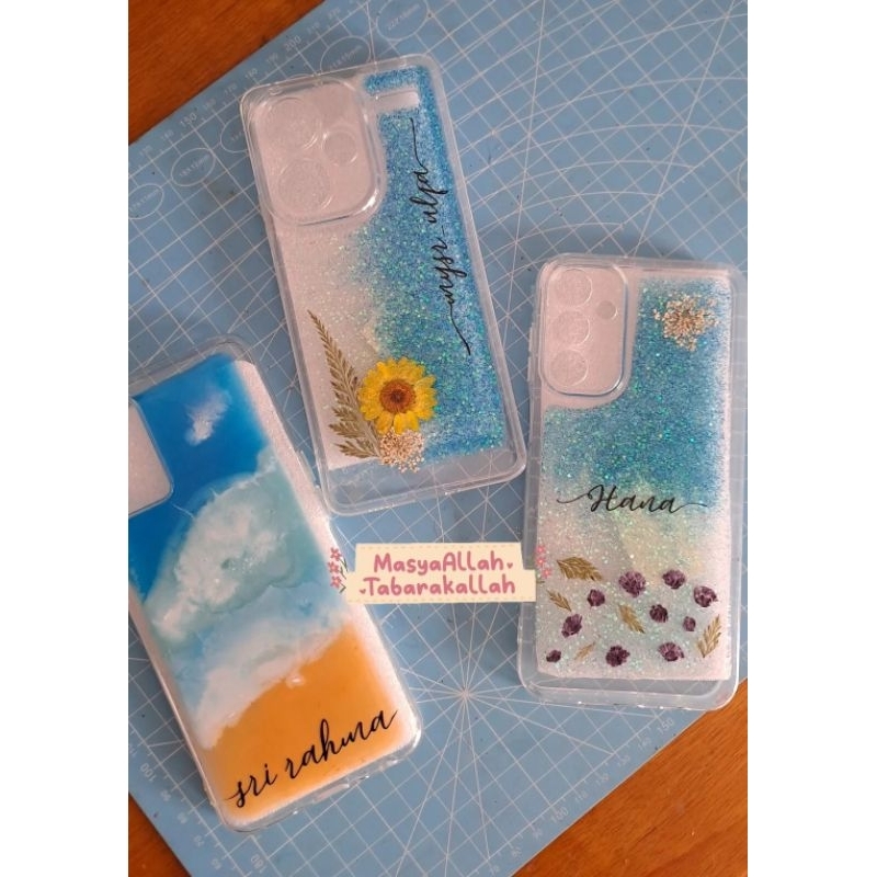 [BACA DESKRIPSI, JANGAN MALAS] Custome Resin Art Case HP | Phone Case