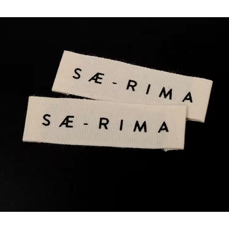 

Label baju / Label hijab / Label woven dasmask subtitute 1.5x5cm dan 2x5cm