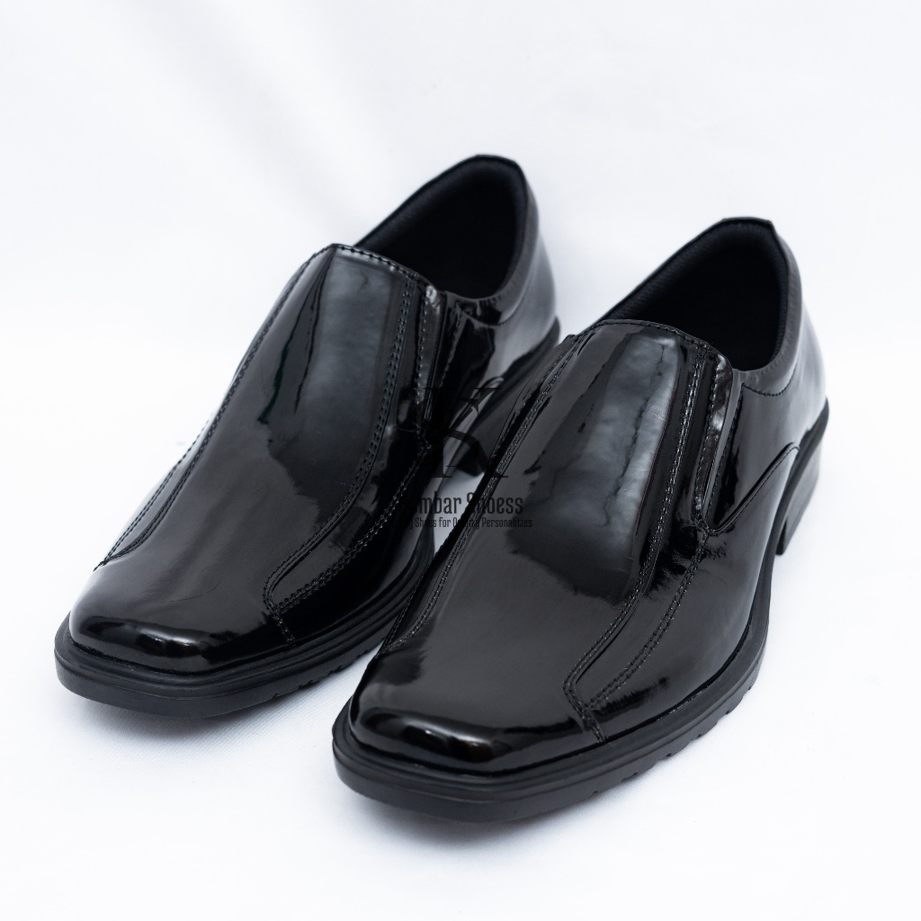 KShoess Sepatu PDH PDL Tni Polri Security Satpam Guru Sekolah Kuliah Dinas Kerja Pantofel Apel AU AD