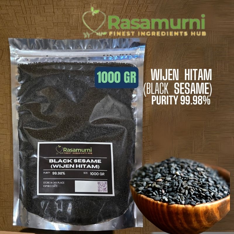 

BLACK SESAME (Wijen HITAM) 1 KG