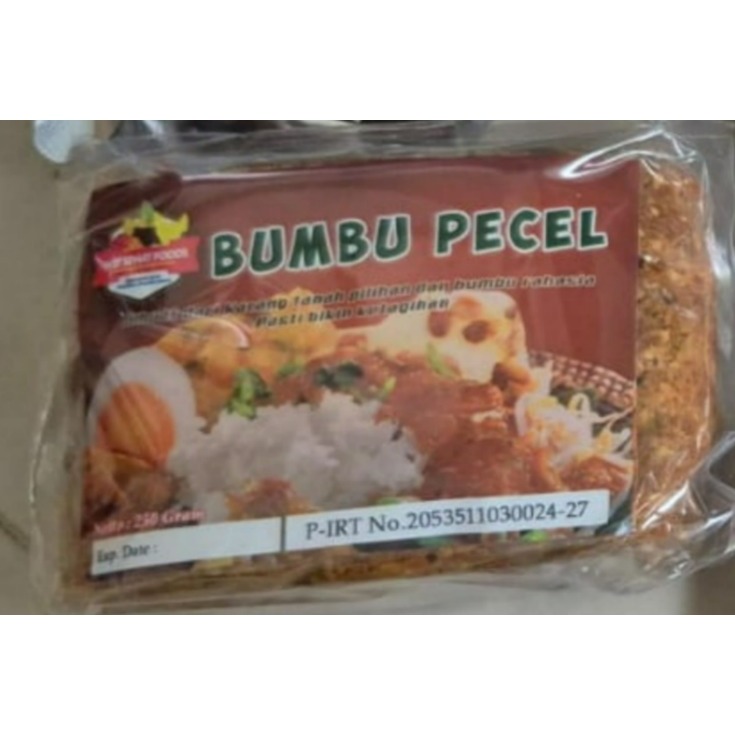 

BUMBU PECEL SANGRAI TIDAK DIGORENG