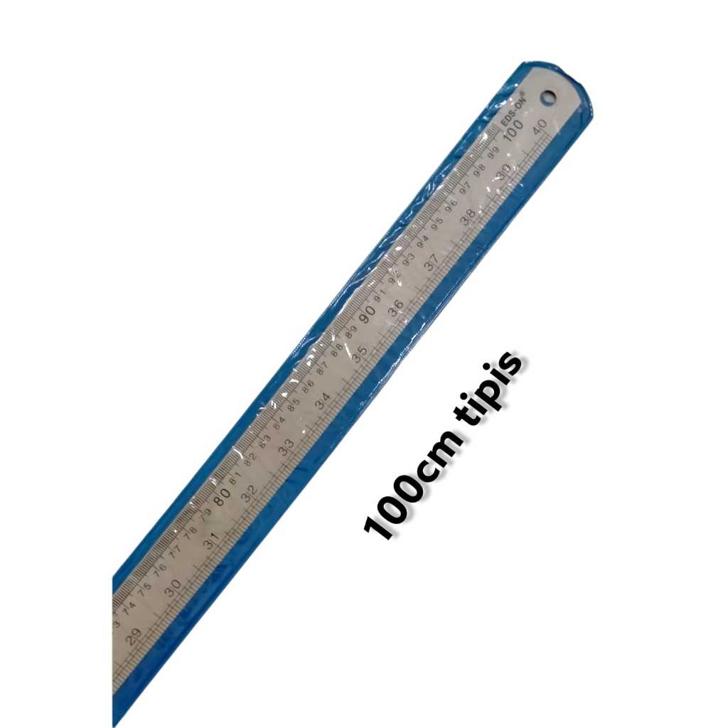 Mistar Besi Penggaris Stainless Ruler 100 cm