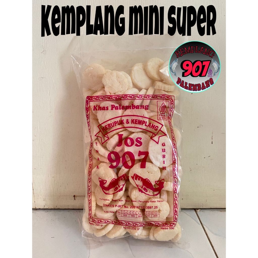 

Paket 800gram CAMPUR 4 Bungkus Kerupuk Kemplang Super Ikan Tenggiri Khas PALEMBANG