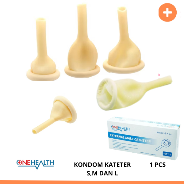 Kondom Cateter Onehealth Extrernal Male Condom Kateter Pria S/M/L