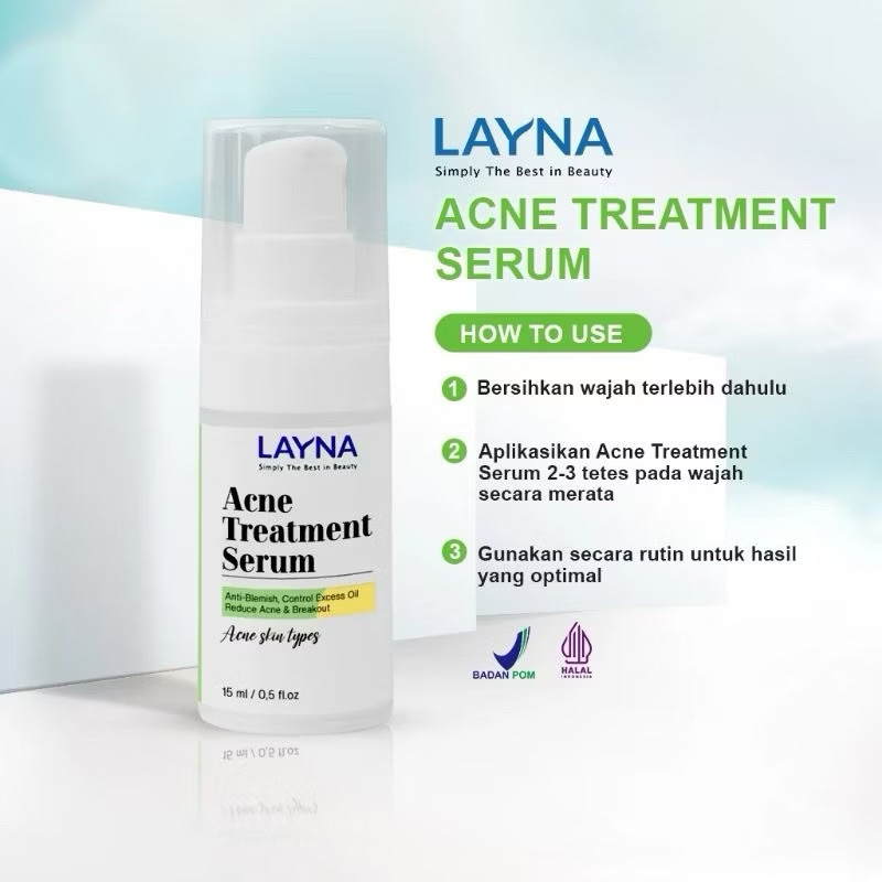 Free Gift | LAYNA ACNE TREATMENT SERUM BIO ACNE SERUM - SERUM JERAWAT LAYNA