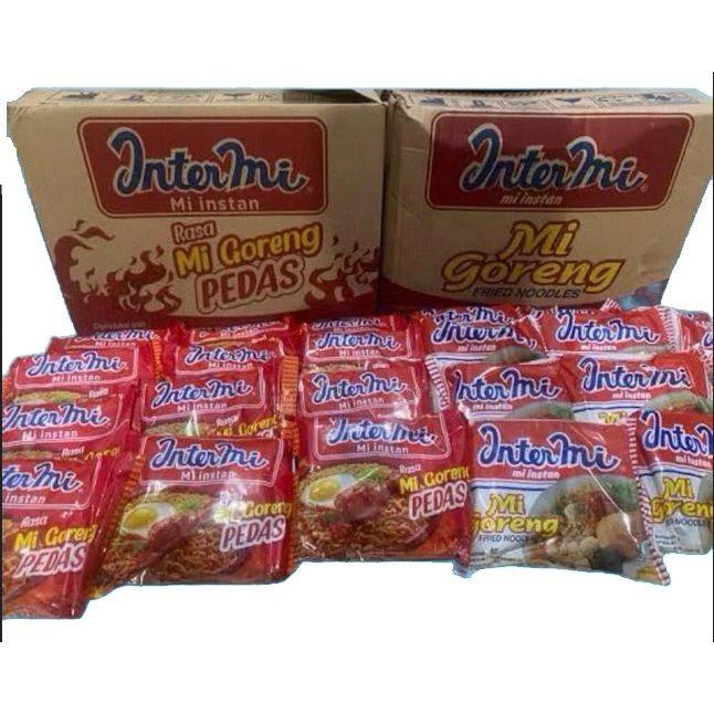 

PAKET HEMAT INTERMI GORENG MIX INTERMI PEDAS [ 1 PAKET 10 GORENG 10 PEDAS, TOTAL 20PCS ]