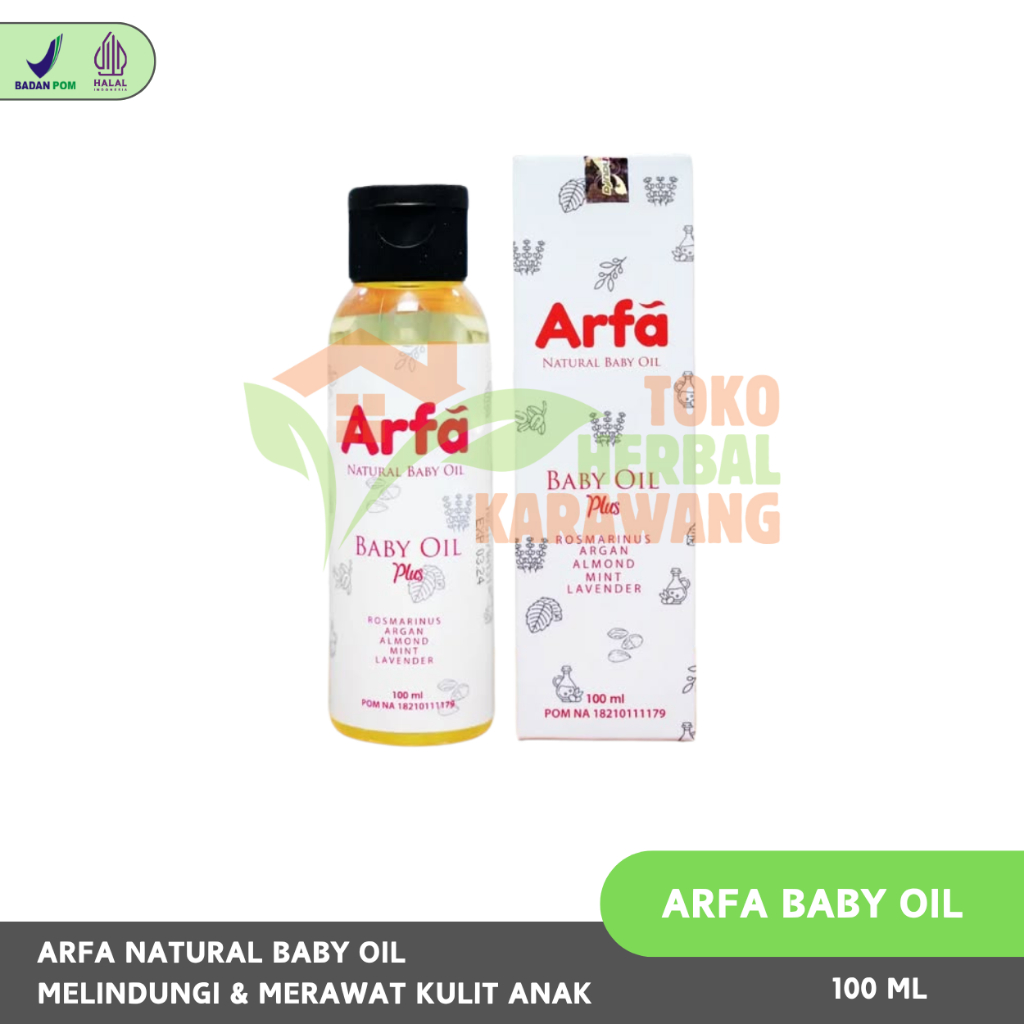 Arfa Natural Baby Oil Minyak Telon Isi 100ml
