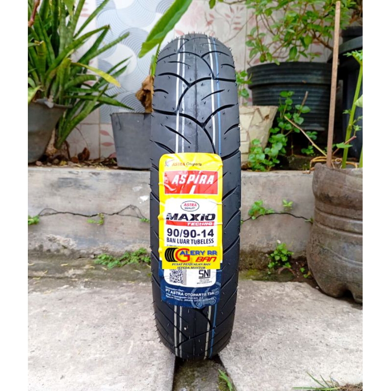 Ban Matic Tubeless Aspira 90/90-14 ban metic beat vario scoopy mio ban matic 90/90-14 ban montor rin