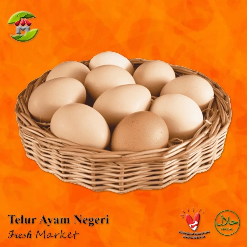 

[Bintaro] Telur Ayam Negeri Fresh Pack 950gr - 1kg