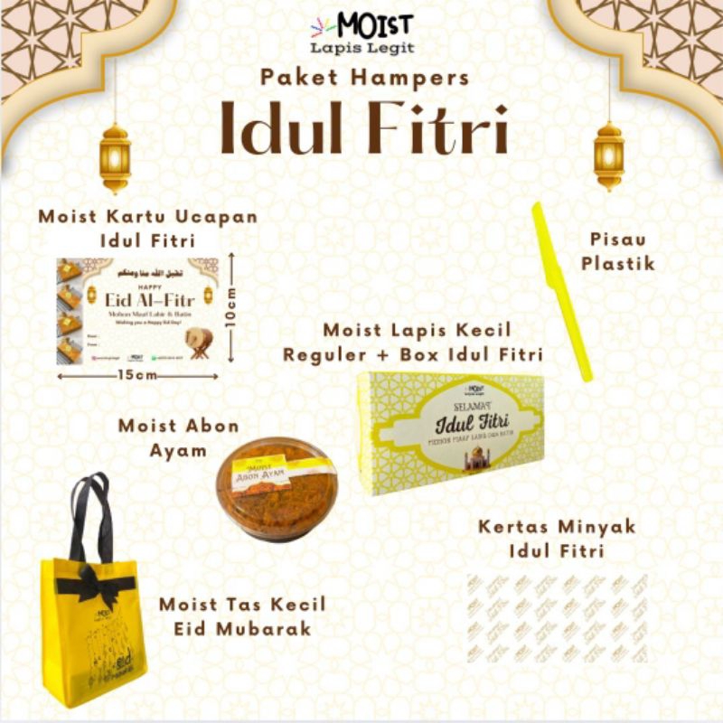 

Moist Lapis Kecil Paket Hampers Idul Fitri + Moist Abon Ayam