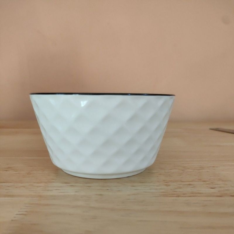 mangkok Keramik polos/mangkok sop