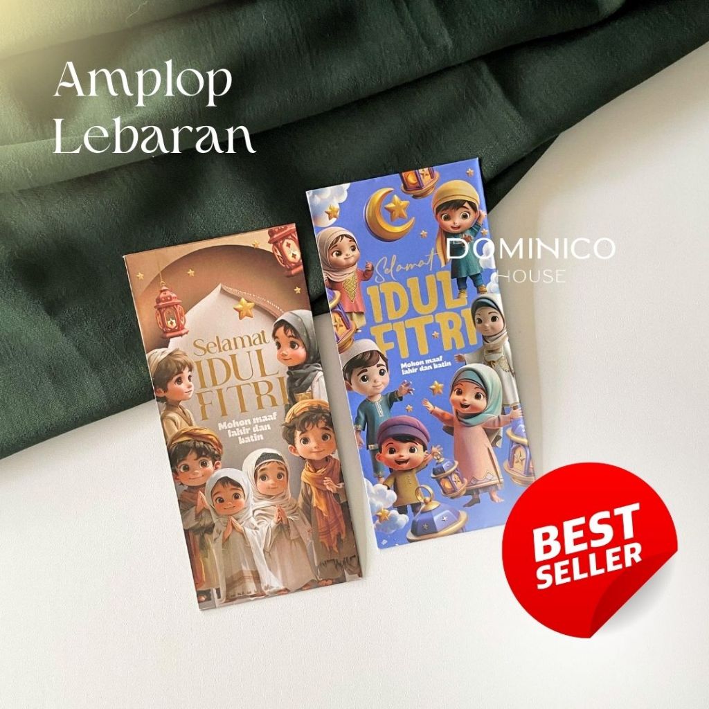 

AMPLOP LEBARAN IDUL FITRI KARAKTER KARTUN ANIMASI ANAK / ANGPAU UANG THR HARI RAYA MOTIF LUCU