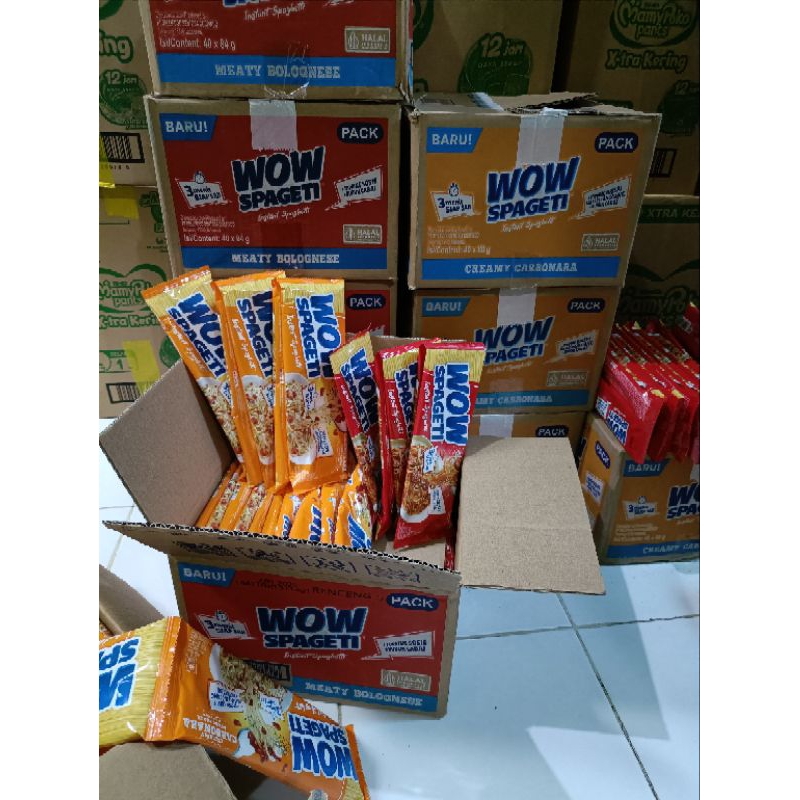 

Promo wow spageti mix rasa 6pcs