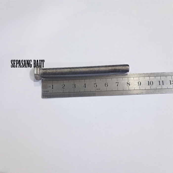 M8 x 80 Baut Hexagon Stainless 304 M8x80