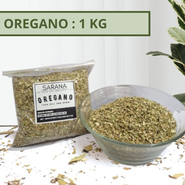 

Oregano Bubuk Kering untuk Pizza Asli Original 1 kg / Rempah Bubuk / Bumbu Dapur Bubuk Lengkap
