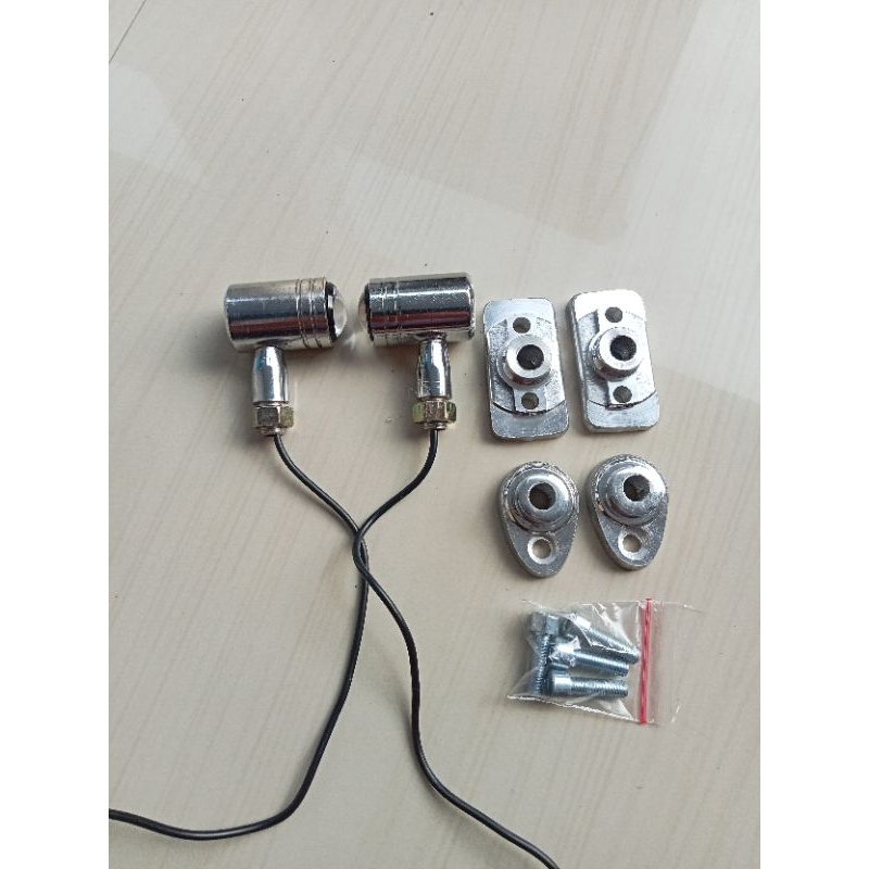 lampu sein led crom stenlish universal riting cb gl set manisan cb manisan gl