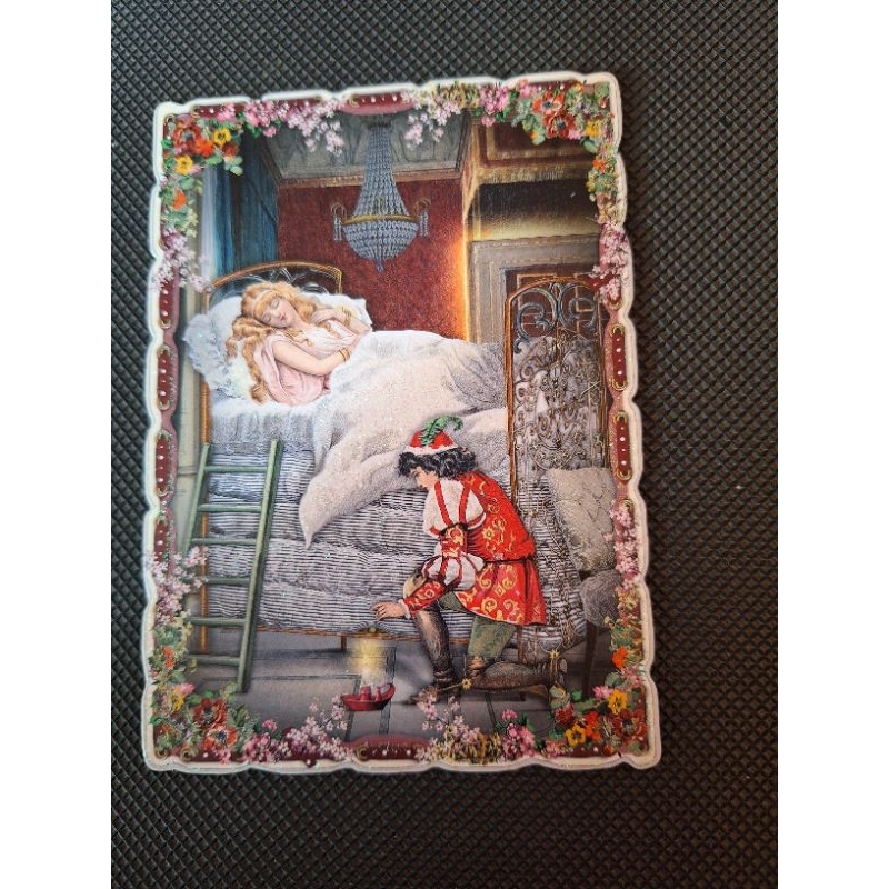 

kartu pos tausenschon Glitter/Glitter postcard