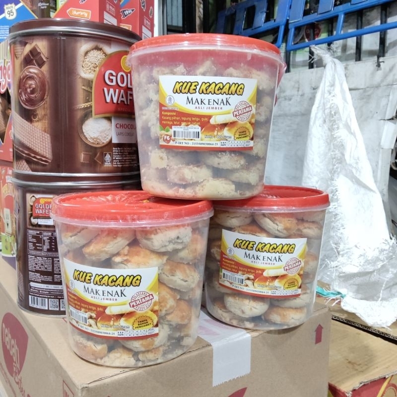 Kue kacang Mak enak asli Jember 900g/Mak enak/Kacang mak enak/Makenak