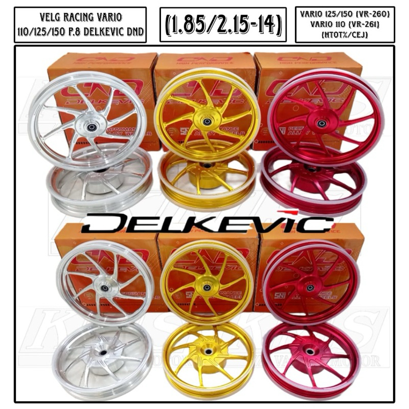 VELG DELKEVIC P8 VARIO 110/BEAT/125/150