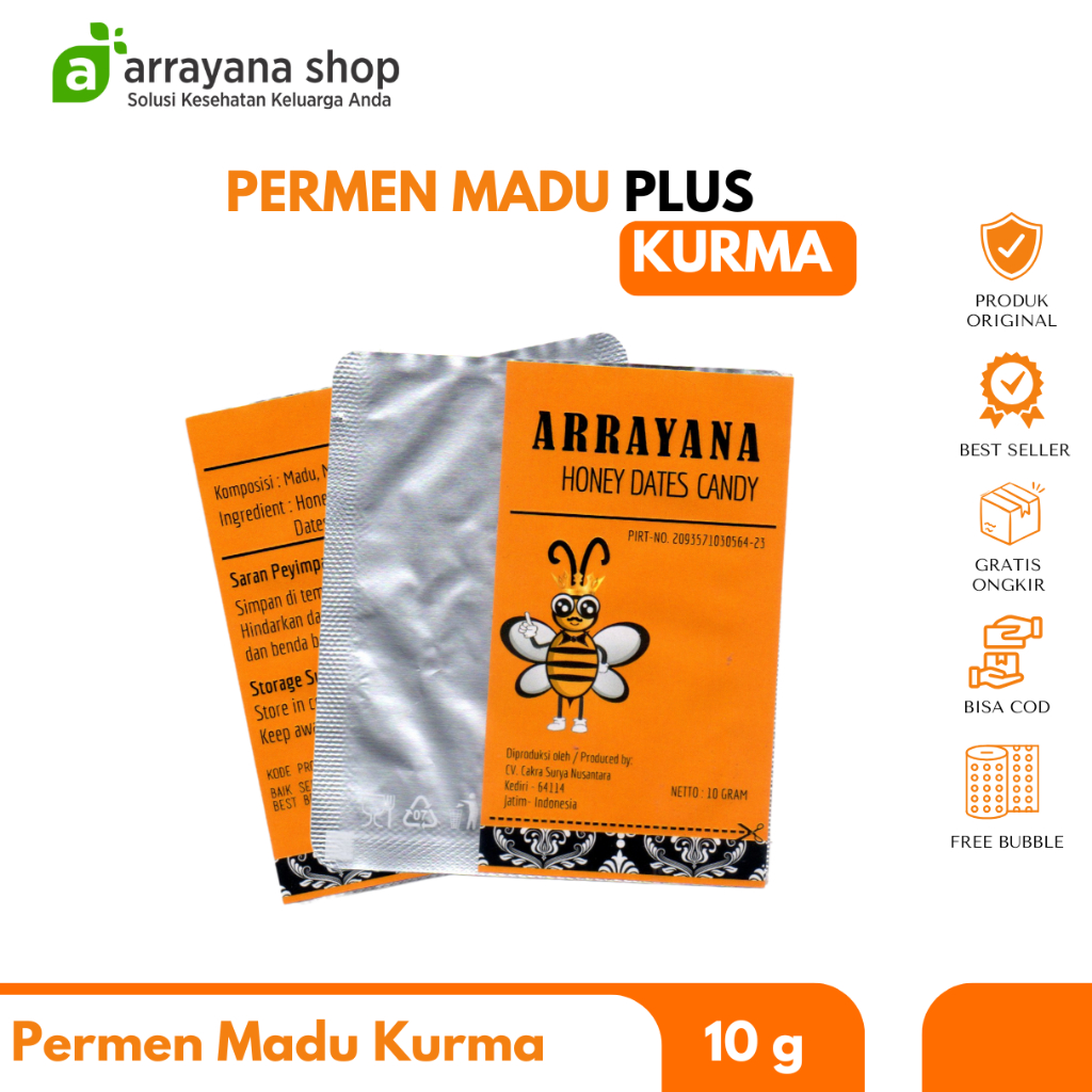 

Permen Madu Plus Kurma 10 gram