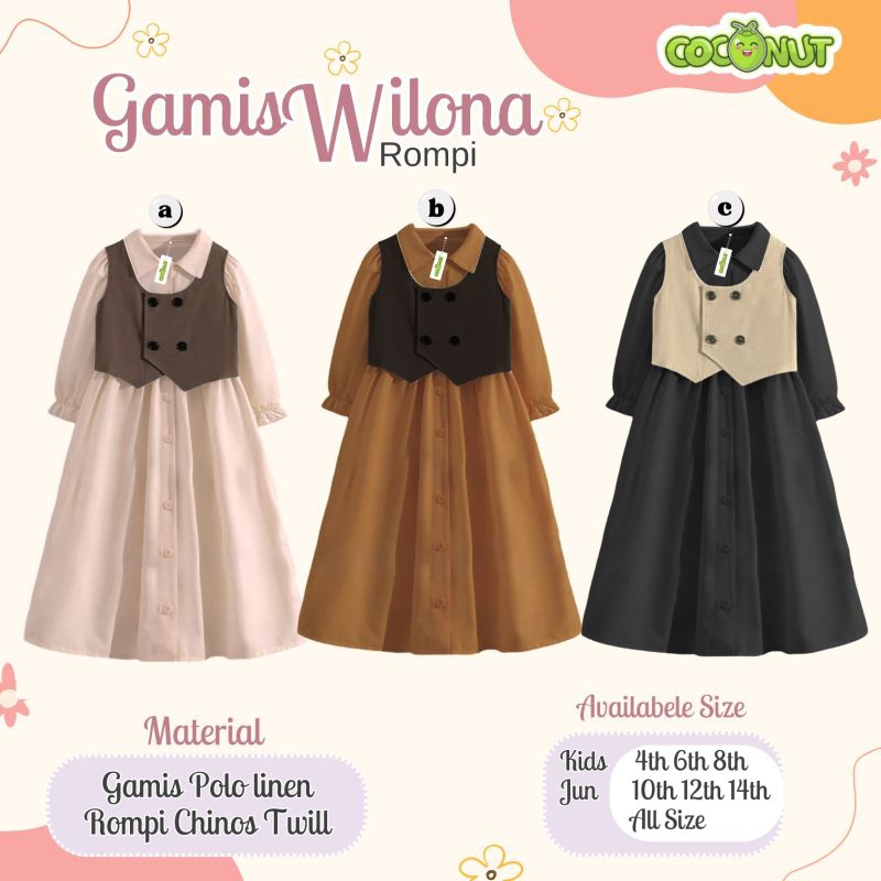 Gamis wilona koreanlook
