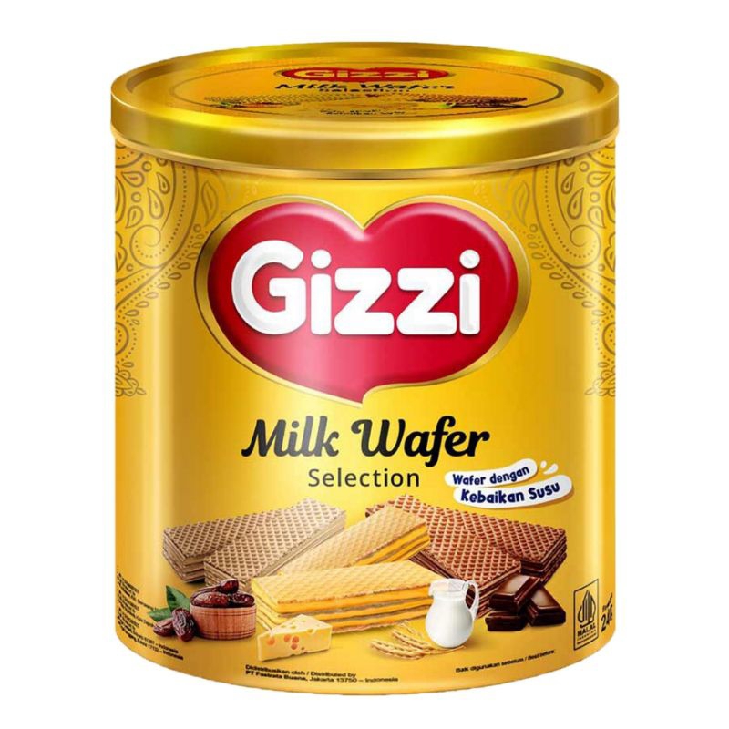 

Gizzi Select Wafer Susu Kaleng 240 gram